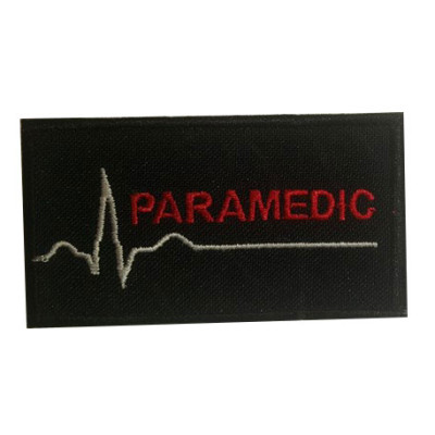 Нашивка PARAMEDIC чорна