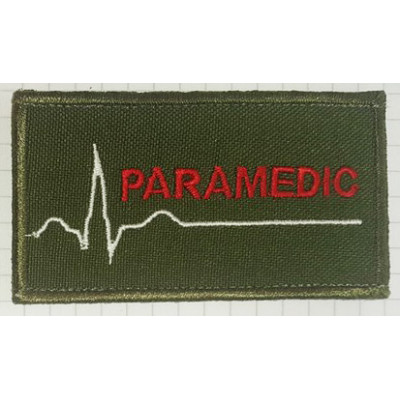 Нашивка PARAMEDIC олива