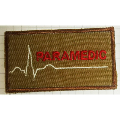 Нашивка PARAMEDIC койот