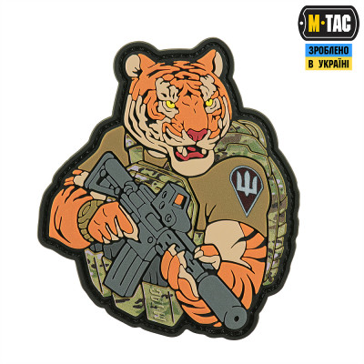 Нашивка Tiger ДШВ PVC