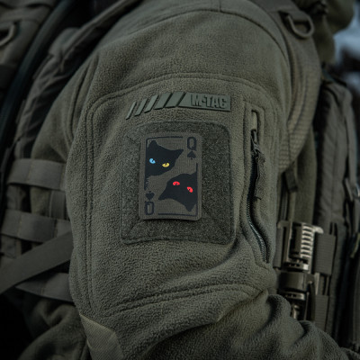 Нашивка Дама Пік M-TAC Cordura Olive